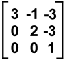 Caracteristic Matrix